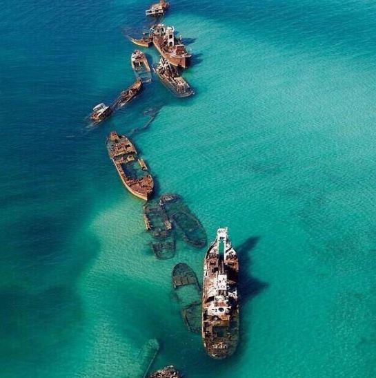 barcos hundidos triagulo de las bermudas