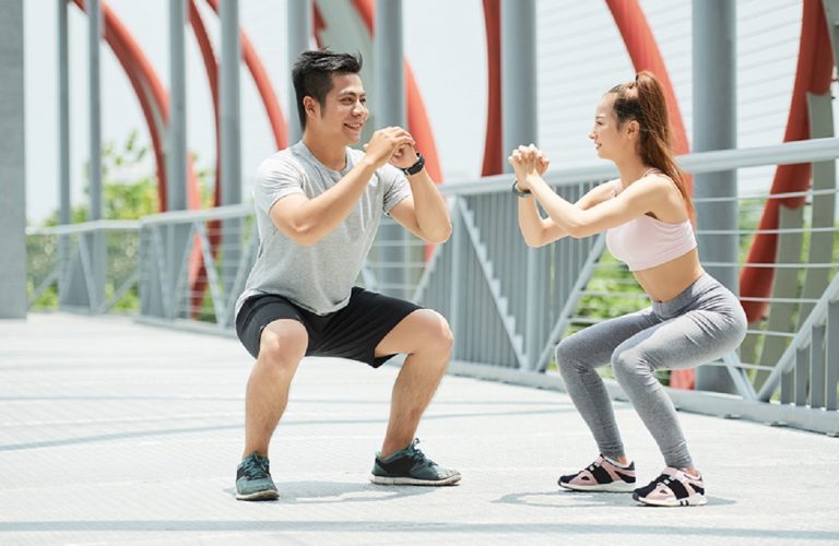 Entrenar en casa, ejercicios