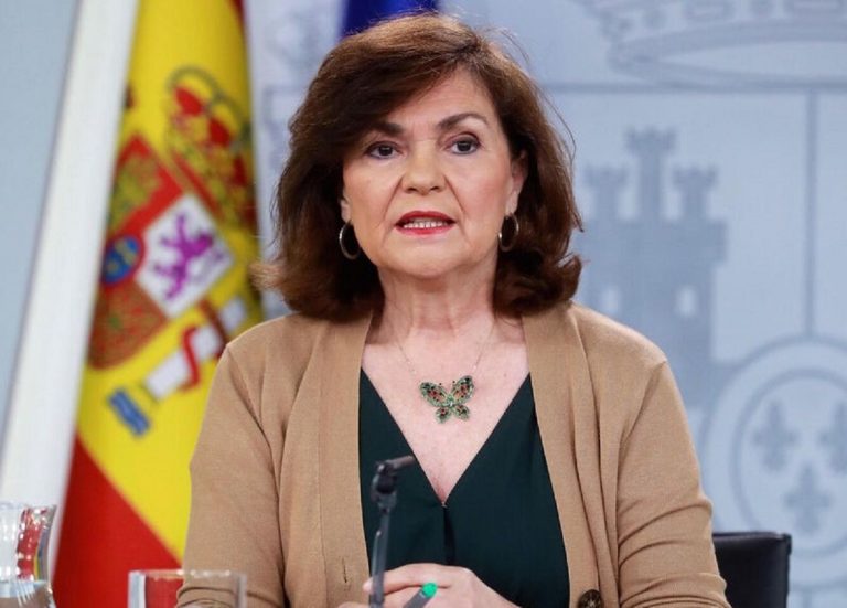 Carmen Calvo, vicepresidenta del Gobierno