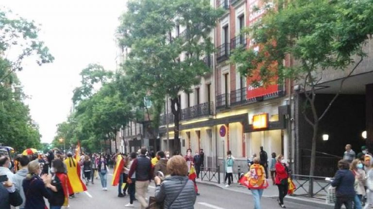 protestas PSOE crisis Coronavirus_20200518_140753410