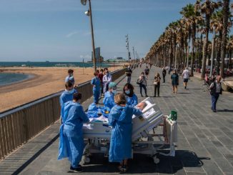 Coronavirus paseo marítimo Barcelona