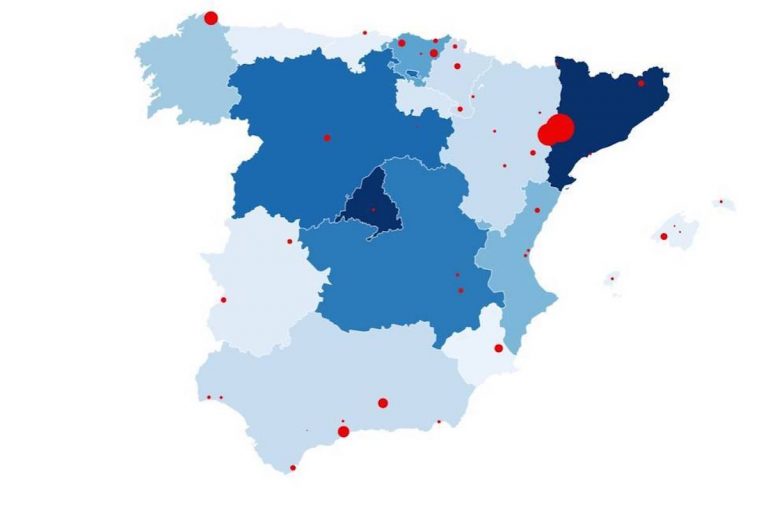 brotes activos covid España