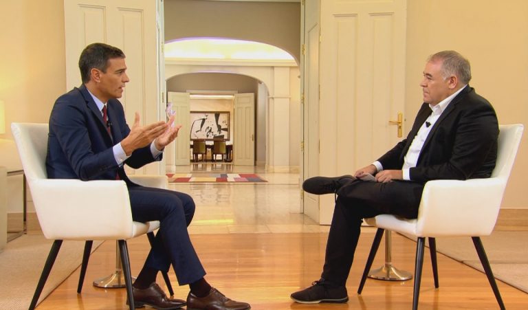 Sánchez entrevistado