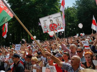 Protestas en Bielorrusia por el triunfo de Lukashenko en las elecciones