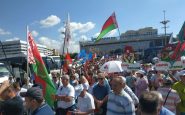 Lukashenko concentra a mil personas en Minsk, capital de Bielorrusia, para poner fin a las movilizaciones.
