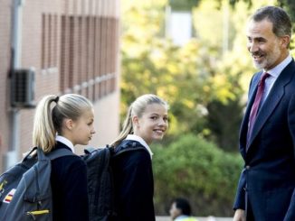 confinada la clase de la princesa leonor