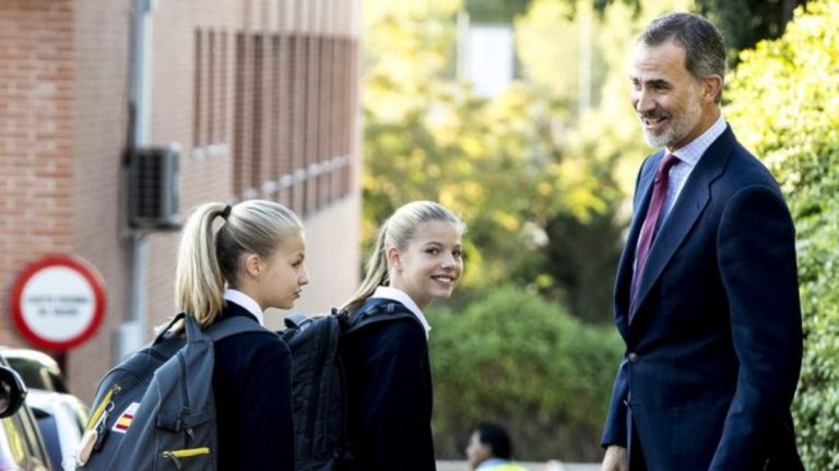 Confinada la clase de la princesa Leonor