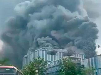Grave incendio en uno de los laboratorios de investigación de Huawei en China.