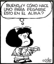 Parte de una tira cómica de Quino