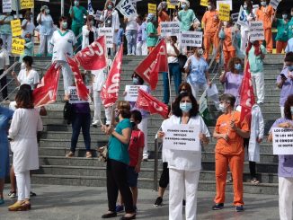 sanitarios prohibido hablar medios