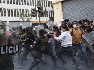 manifestaciones disturbios peru