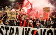 protesta en polonia