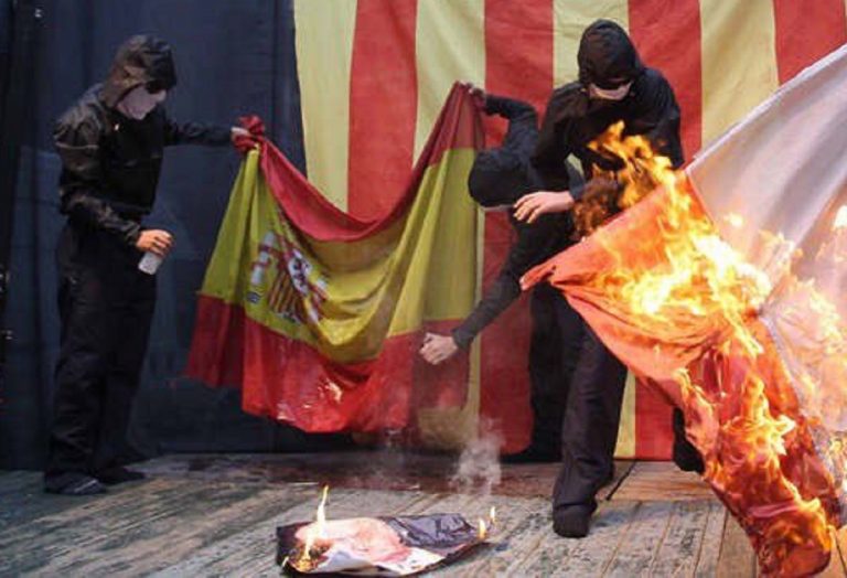 quemar banderas