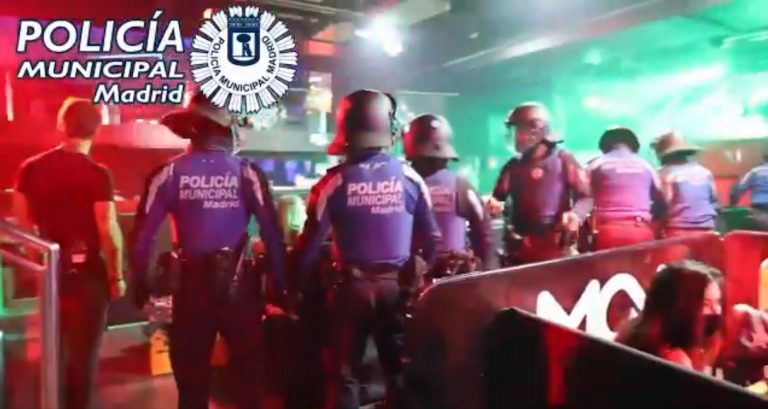 La Policía Municipal detuvo a 40 personas en Madrid