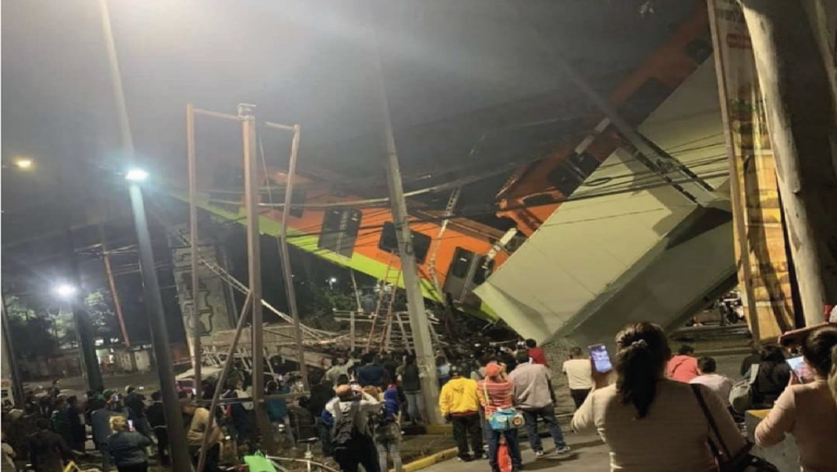 Desplome en el Metro de la Ciudad de México