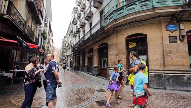 Popular barrio de Bilbao