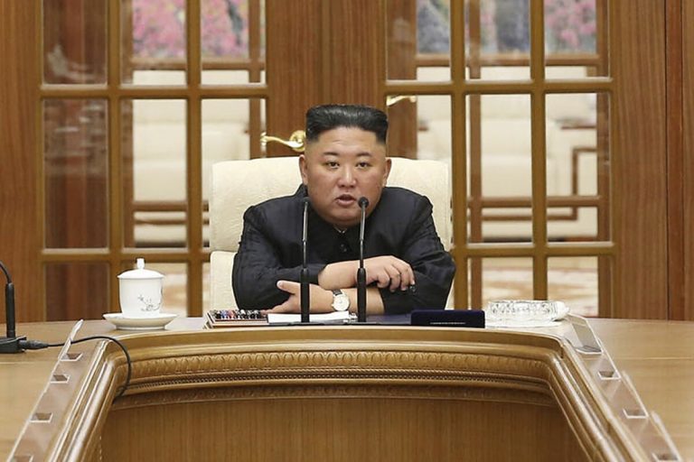 Kim Jong-un hablando a su nación