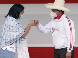 Keiko Fujimori y Pedro Castillo