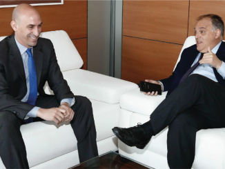 Javier Tebas y Luis Rubiales