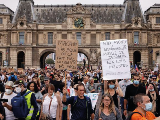 Francia Protestas Vacunación