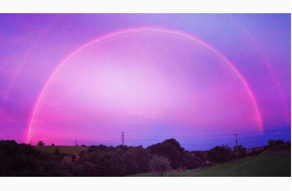 arcoiris rosado