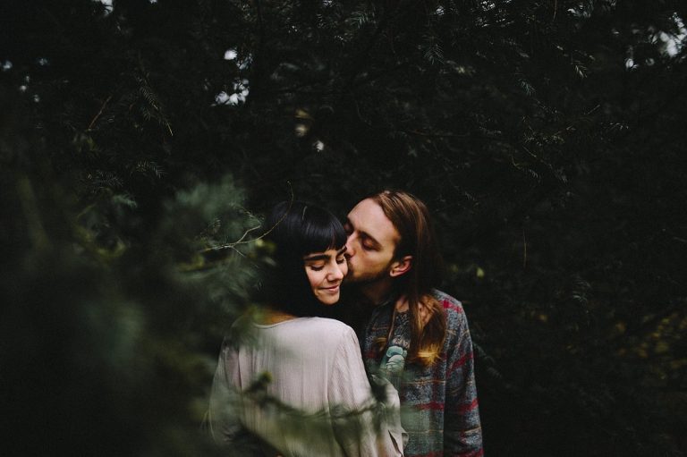 beso en la mejilla