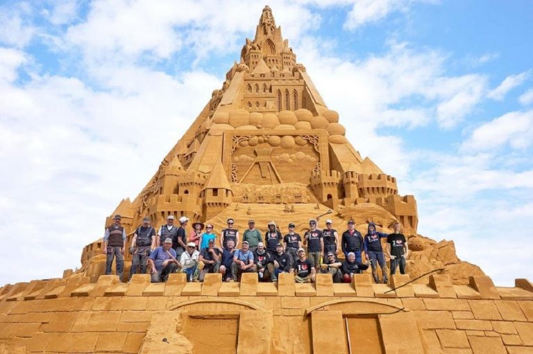 El castillo de arena más alto del mundo está en Dinamarca Actualidad.es
