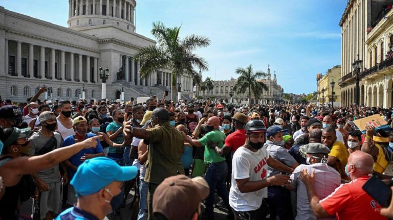 Históricas protestas Cuba