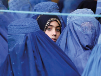 Mujeres afganas apoyadas por actrices españolas