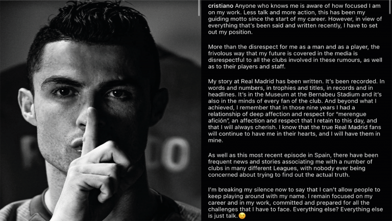 Cristiano Ronaldo Declaraciones
