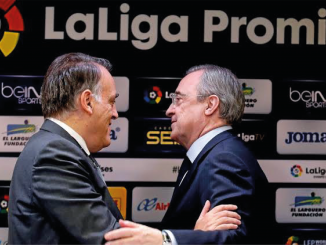 Florentino Pérez y Javier Tebas