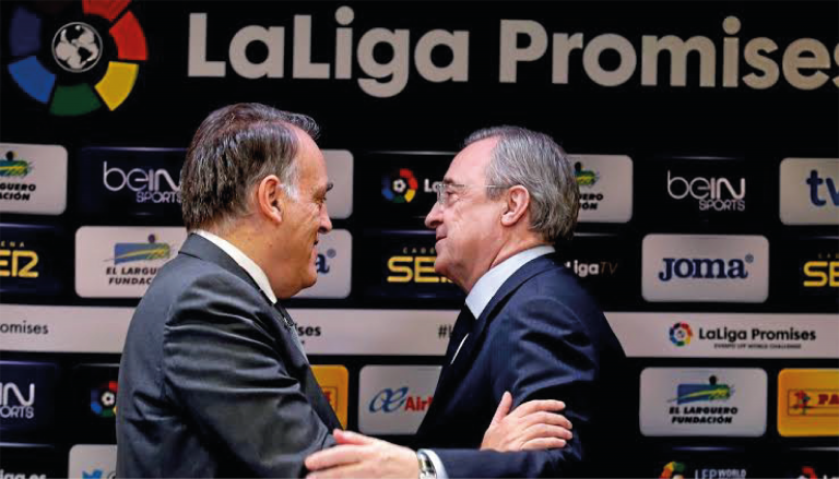 Javier Tebas y Florentino Perez