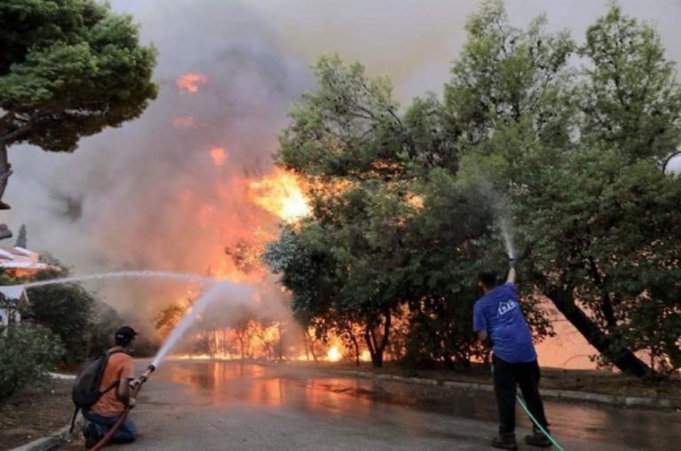 Incendio Grecia