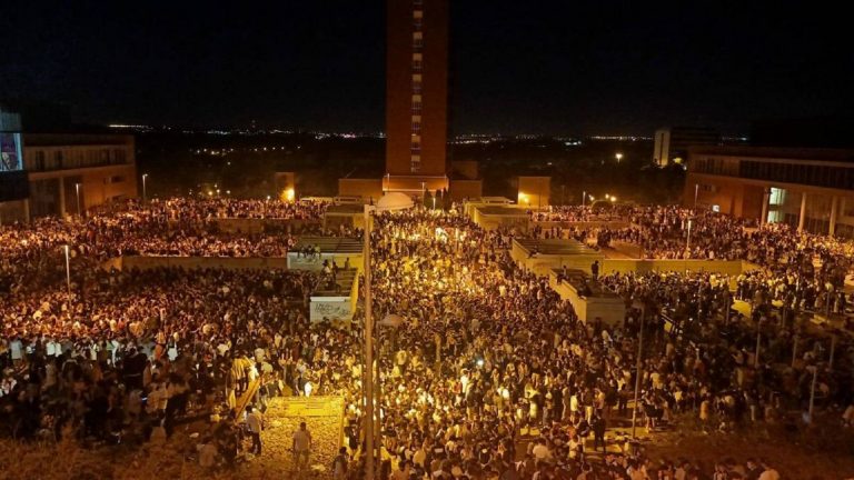 Botellón gigante en Madrid