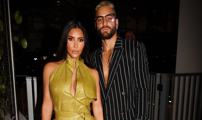 kim kardashian y maluma