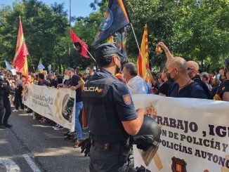 La manifestación de la guardia civil