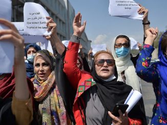 Protestas mujeres en kabul