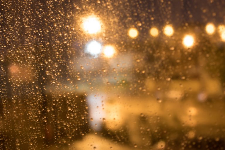 Lluvia en la ventana