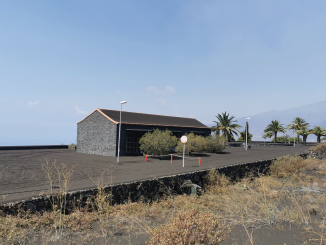 La lava amenaza el cementerio de las Manchas