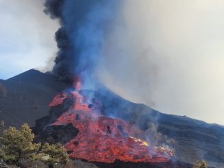 Derrumbe volcán la palma