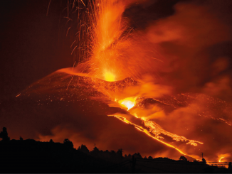 Volcán La Palma nueva fajana