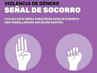 Utiliza la señal contra la violencia de género en Barcelona