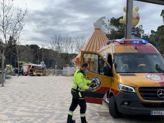 heridos Parque Atracciones Madrid