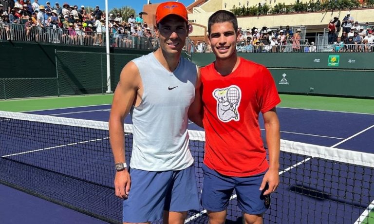 Alcaraz Nadal Indian Wells