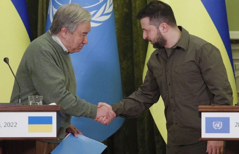 Guterres explosiones Kiev