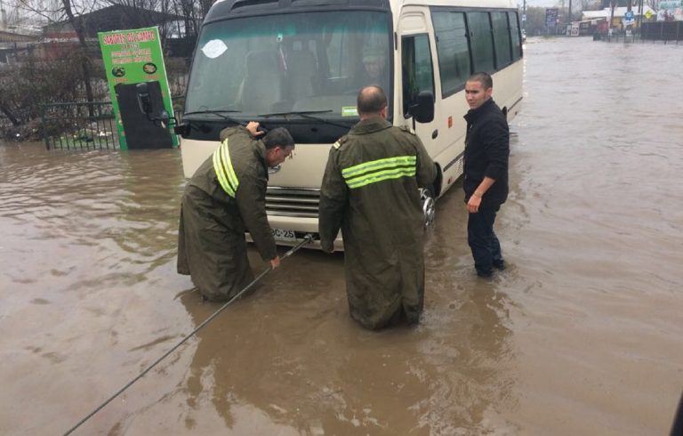 inundación Santiago de Chile