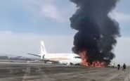 avión China heridos