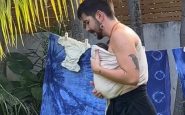 hijo Evaluna Camino bautizo