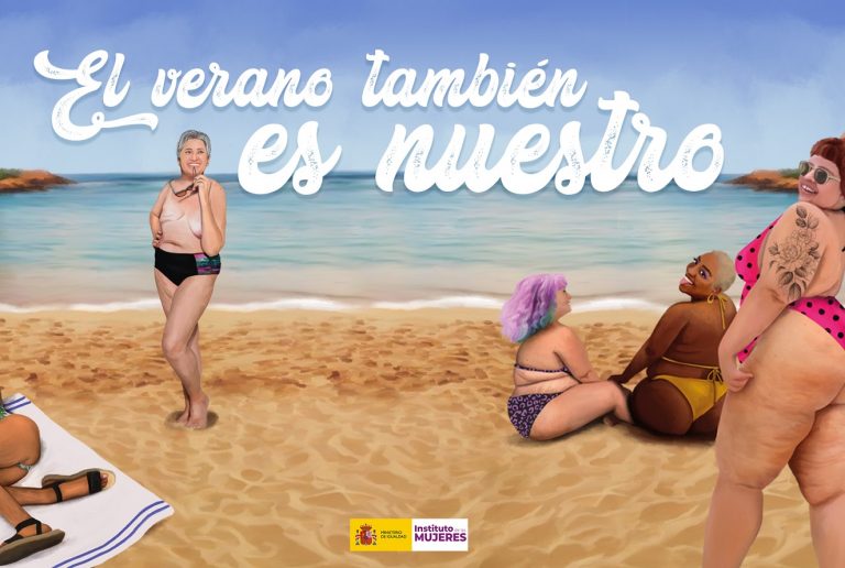 campaña Irene Montero playa