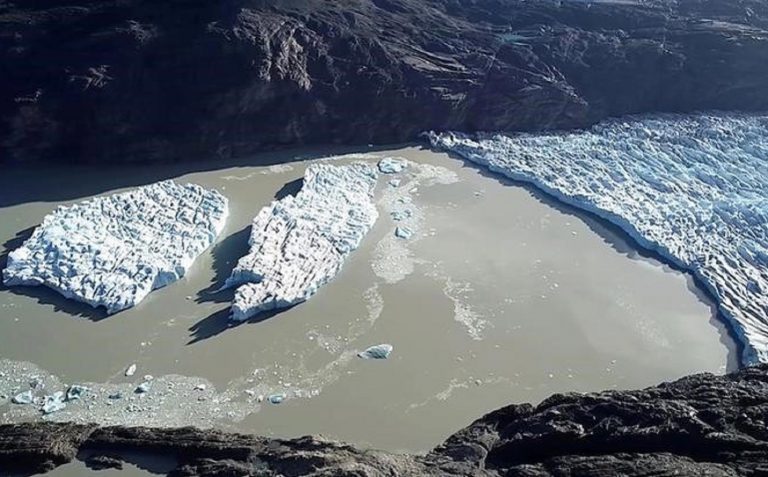 desprendimiento glaciar chile